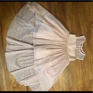 Toddler Girl Glitter party pink Dress